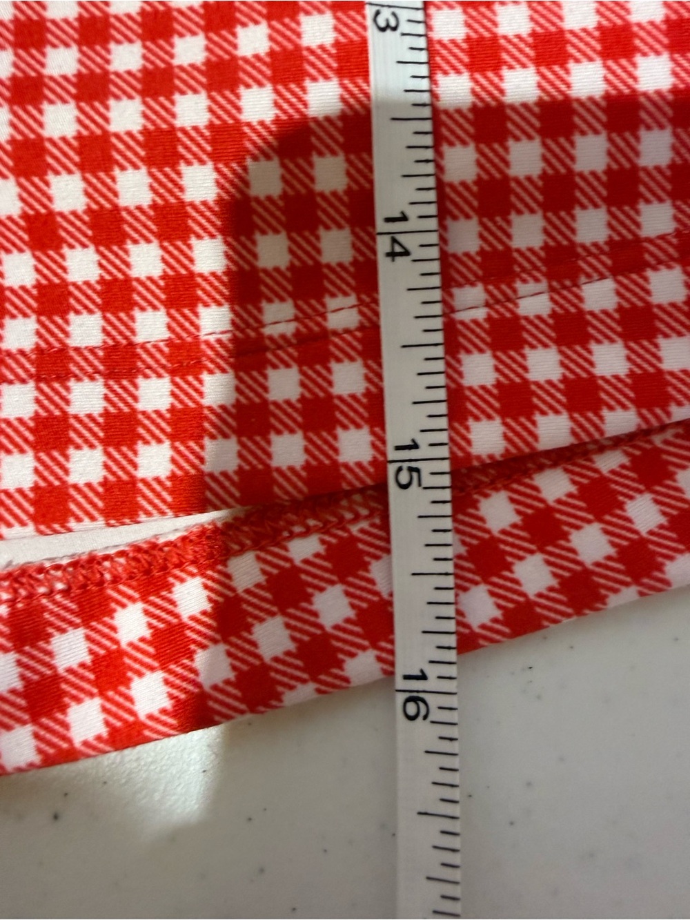 Abercrombie YPB sculptLUX Red Gingham Cropped Tank & Tennis Skort Set Large - Picture 11 of 13